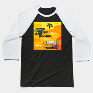 Airship Skys Baseball T-Shirt